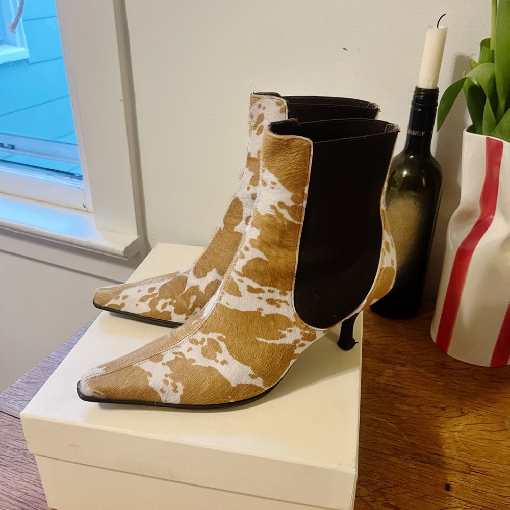 EUC Donald Pliner Ponyhair Boots 7.5